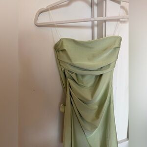 NWT Windsor Strapless Light Green Dress